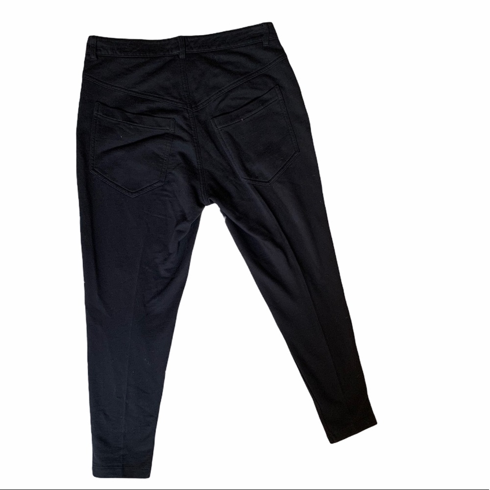 Helmet Lang Black Cotton Pants Size Medium - Picture 3 of 8